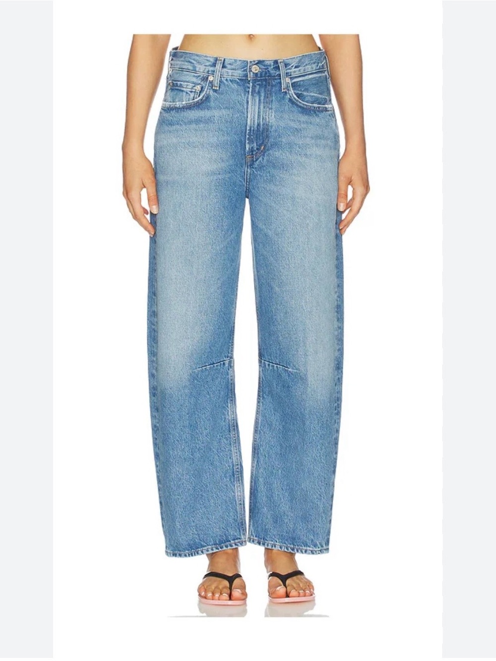 Citizens Of Humanity High Rise Miro 100% Regenerative Cotton Blue Jeans Size 25